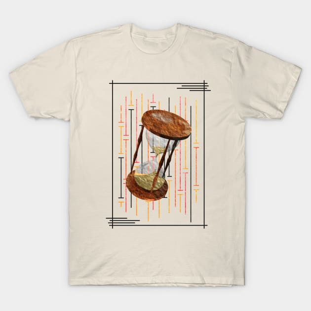 Hourglass Art Deco T-Shirt by No_One